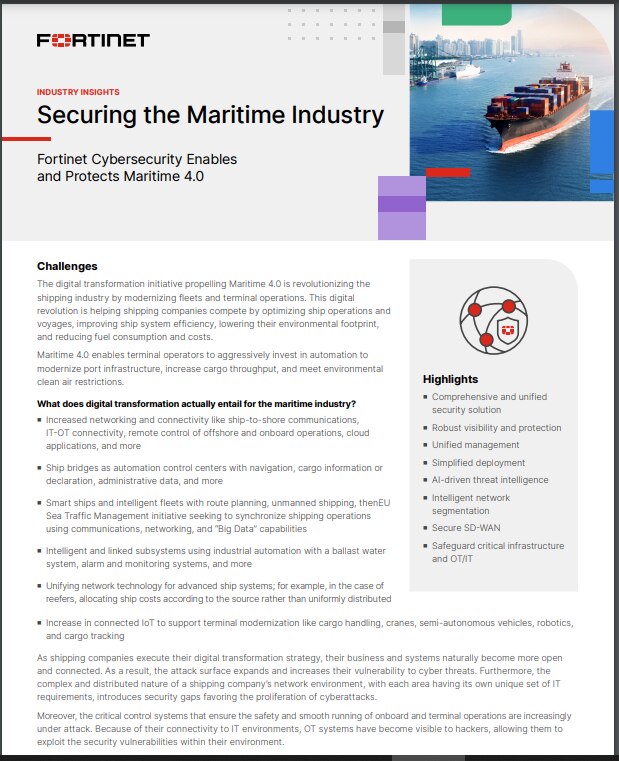 Industry Brief-Securing the Maritime Industry (sold in package, 10pc per package)-37