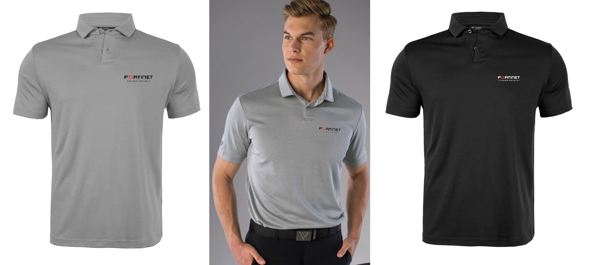 Fortinet Championship Levelwear Men Performance Polo  (cant be shipped to Mexico)