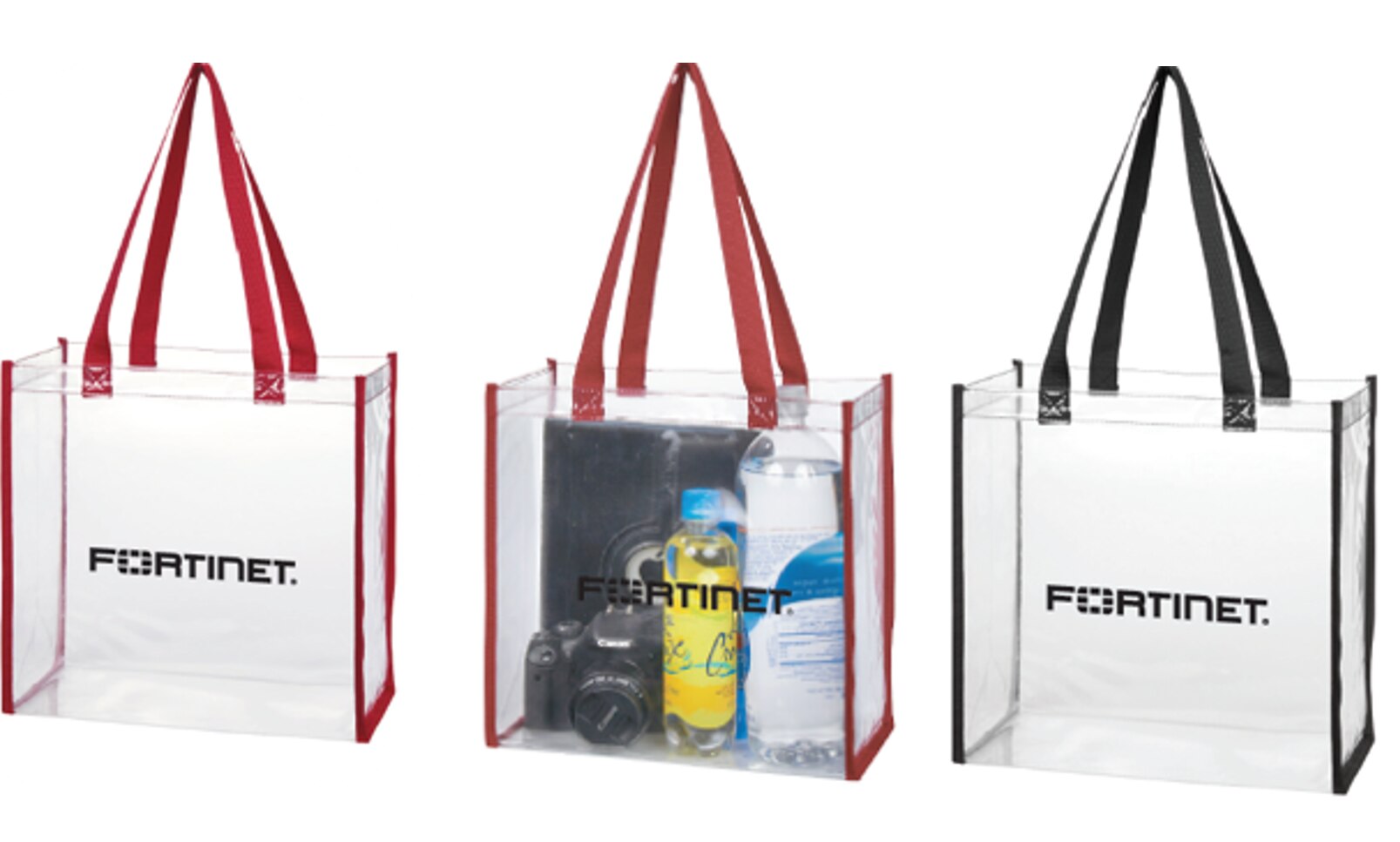 Clear Stadium Tote-Size: 12'' W x 12'' H x 6'' D