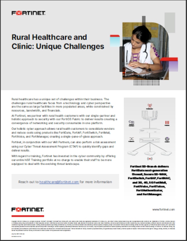 Rural Healthcare and Clinic: Unique Challenges (sold in package, 10pc per package)