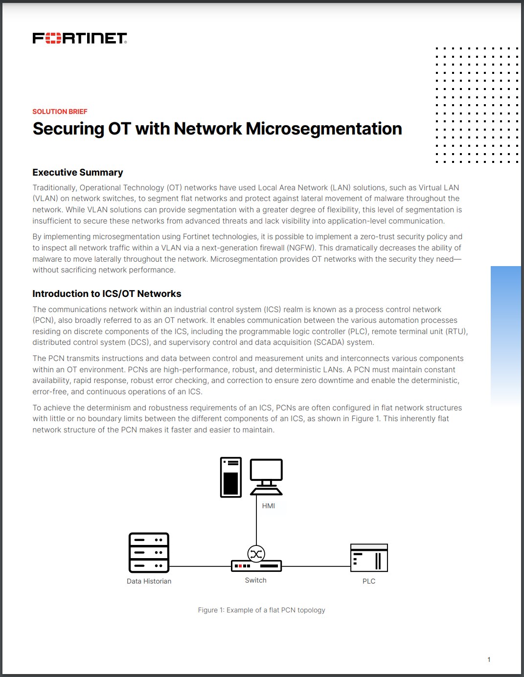 SB-Securing OT with Network Microsegmentation (sold in package, 10pc per package)