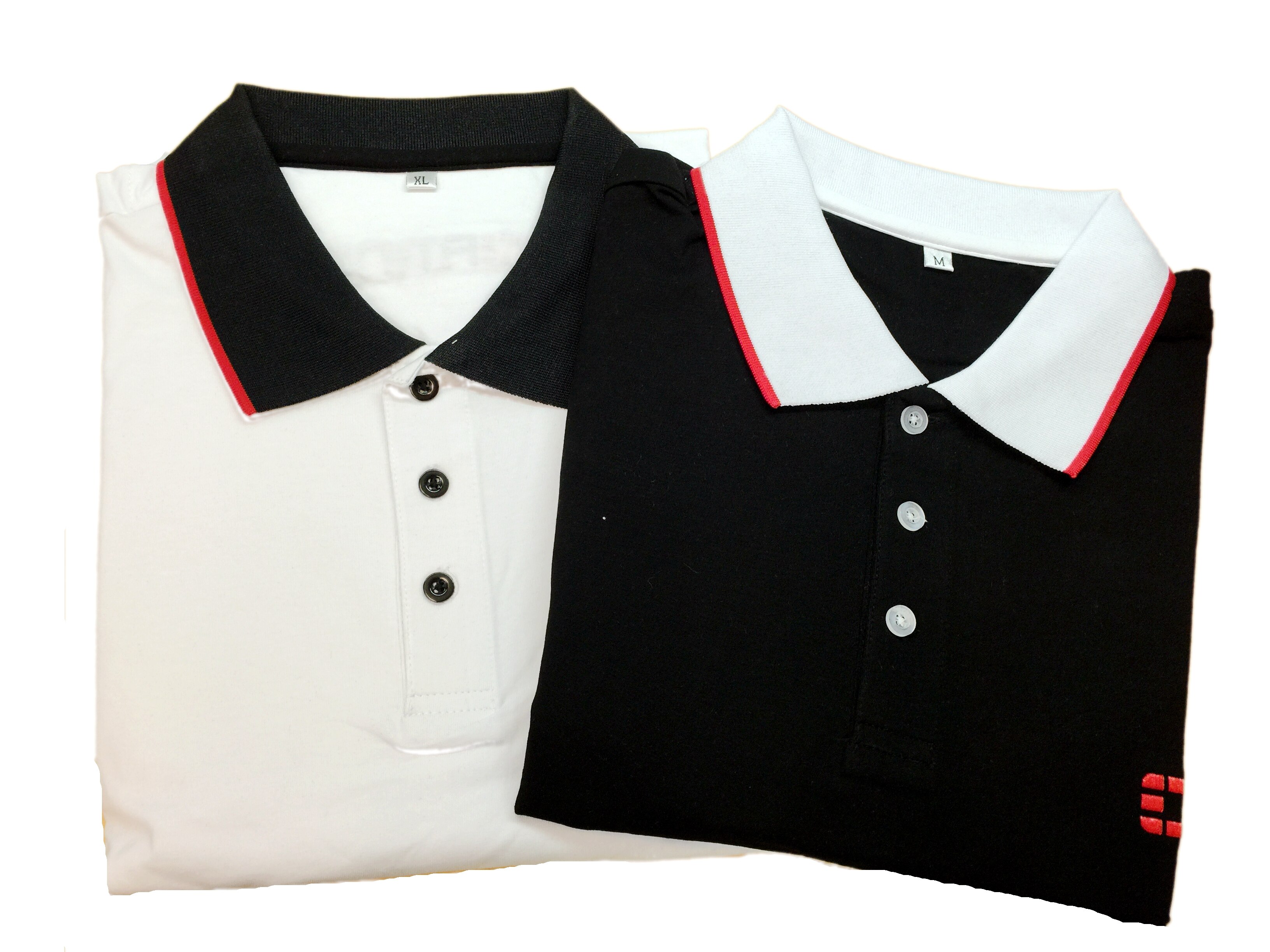 Men's Color Block Polo  Shirt -100% Cotton