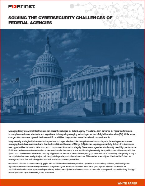 WP-SOLVING THE CYBERSECURITY CHALLENGES OF FEDERAL AGENCIES (sold in package, 10pc per package)