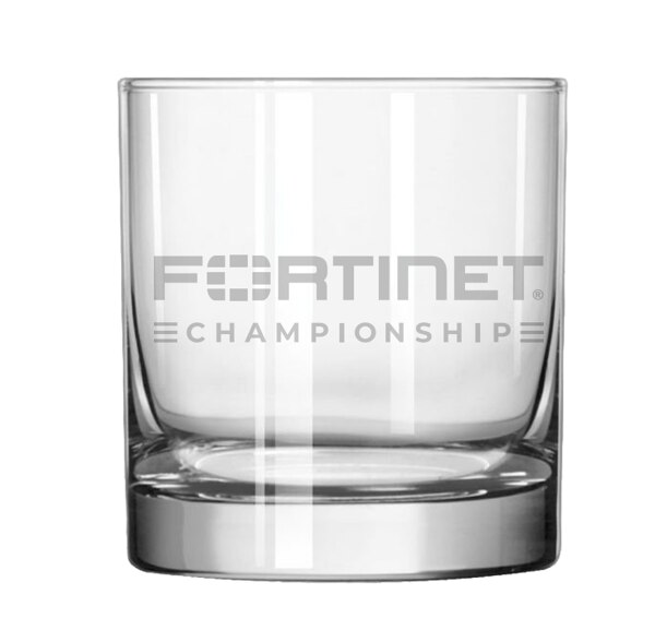 Fortinet Championship Rocks Glass